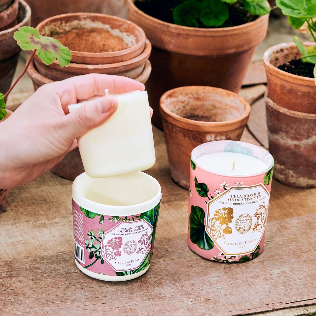 Geranium Candle Refill by at The Little Dispensary Specialist Pharmacy